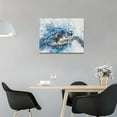 thumbnail image 3 of Sea Turtle Bathroom Canvas Wall Art Blue Ocean Turtle Pictures Decor Watercolor Turtle Painting Prints Modern Home Unframed Artwork for Bedroom Living Room Office, 3 of 3