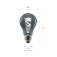 thumbnail image 4 of Better Homes & Gardens LED Vintage Light Bulb, A19 35 Watts Smoke Spiral Filament, E26, Dim - 2 Pk, 4 of 10