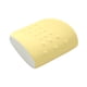 thumbnail image 2 of Almohada de apoyo para silla de oficina, cojín de respaldo de espuma viscoelástica ergonómica y cómoda, soporte para sofá, asiento de coche. Amarillo, 2 of 8
