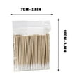 thumbnail image 3 of Wooden Swabs, Pointed Tip Swabs, 100 Pieces Thin and Elongated Makeup Removal and Cleaning Sticks, Durable Q-Type Handles for Beauty and Electronic Product Maintenance, 3 of 6