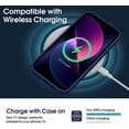 thumbnail image 5 of Liquid Silicone Case for iPhone 13, [Camera Protection] [Anti Fingerprint] [Wireless Charging] 4 Layer Phone Case Protective Cover, Built-in Microfiber Case Cover, 6.1", Navy Blue, 5 of 14
