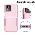 thumbnail image 2 of For Moto G Stylus 5G (2023 Only) | XT2315 Case, 2 in 1 Heavy Duty Armor Shockproof Cases,Hisdou Hybrid Dual Layer Rubber Drop Protection Grip Plastic Bumper Sturdy Phone Cover -Pink, 2 of 6