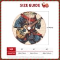 thumbnail image 2 of Sikiie Samurai Frog Guitar Christmas Tree Skirt, Christmas Tree Decorations, Christmas Decor, Tree Mat Decoration(30-48IN)-30", 2 of 6