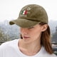 thumbnail image 3 of Gorra de Béisbol de Algodón Lavado con Estampado México, Lengüeta Ajustable, Lavable, Multicolor, Talla Única, 1 Pieza, 3 of 5