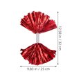 thumbnail image 2 of SEWCHICS Red Pet Plastic Cheer Pompom Props 4Pcs for Spirit Support in Sports Events, 2 of 7