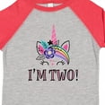 thumbnail image 4 of Inktastic 2nd Birthday Unicorn 2 Year Old Girl Girls Toddler T-Shirt, 4 of 5