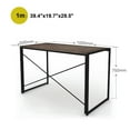 thumbnail image 3 of Mefine Folding Computer Desk Gaming Desk 39" No Assembly Laptop Desk Small Kids Writing Desk for Home Office Portable Wood Student Study PC Table, 3 of 7