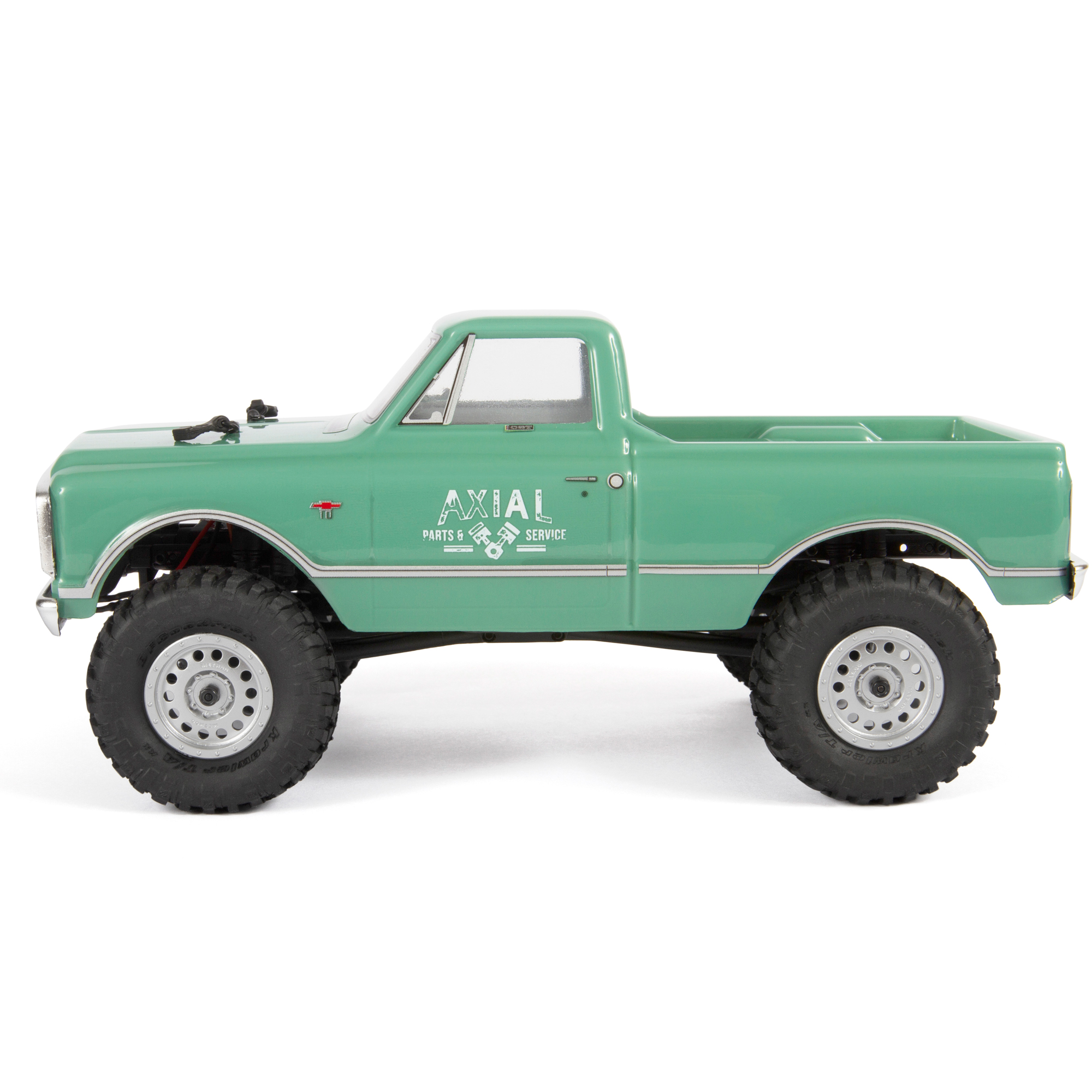 Axial 1/24 SCX24 1967 Chevrolet C10 4 Wheel Drive Truck Brushed RTR Ready to Run Green AXI00001T1 Trucks Electric RTR Other - image 2 of 9