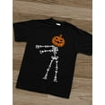 thumbnail image 5 of Tstars Boys Unisex Halloween Party Shirt Kids Birthday Skeleton Floss Dance Jack O' Lantern Pumpkin Halloween Day of the Dead Spooky Trick or Treat Funny Gifts Youth Kids Birthday Party Gift T Shirt, 5 of 6