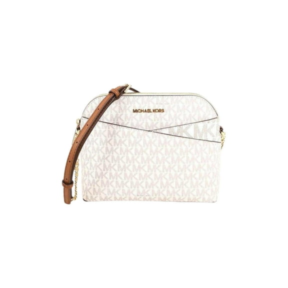 Bolsa Michael Kors Crossbody Jet Set Travel Dome Crema Michael Kors Jet Set