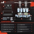 thumbnail image 3 of A-Premium Tailgate Rebuild Kit Compatible with Chevrolet & GMC Models - C1500, C2500, C3500, K1500, K2500, K3500, Rear Tailgate Parts Metal Handle Bezel Latch Cable Hinge Bolts (Pack of 27), 3 of 6