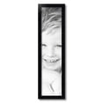 thumbnail image 2 of ArtToFrames 7" x 29" Satin Black Picture Frame, 7x29 inch Black Wood Poster Frame (WOM-1451), 2 of 8