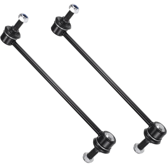 Detroit Axle - 2pc Front Sway Bars for Jeep Compass Renegade Fiat 500X, Driver and Passenger Side Stabilizer Sway Bar End Links Replacement