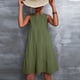 thumbnail image 3 of Vestido con gradas,Vestido con gradas con cuello redondo Vestido con gradas elegante Vestido con gradas sin mangas Diseño de última generación, 3 of 6