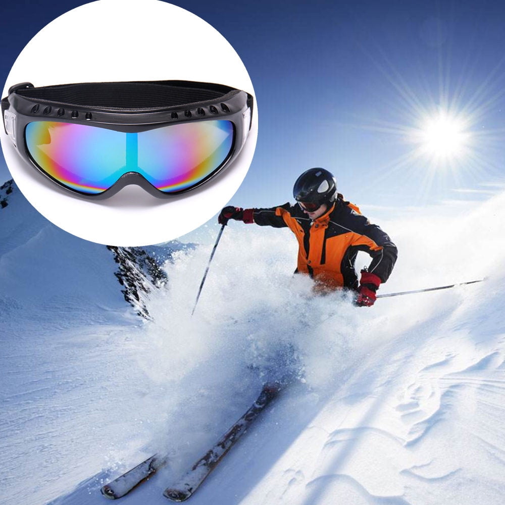 Pro Adult Skiing Snowboarding Goggles Double Lens Anti-fog UV Snow Ski Goggles 