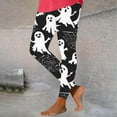 thumbnail image 5 of Neewe Halloween Women's Printed High Waisted Leggings for Women-Soft Athletic Tummy Control Pants for Running Yoga Workout Reg & Plus Size, 5 of 6