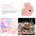 thumbnail image 3 of Caja de dulces de dulces en forma de rabia de 2 piezas Caja de envasado de regalos transparentes, 3 of 8