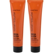 Matrix Total Results Mega Sleek Blow Down Smoothing Leave-In Cream, 5.1 oz (Pack of 2)