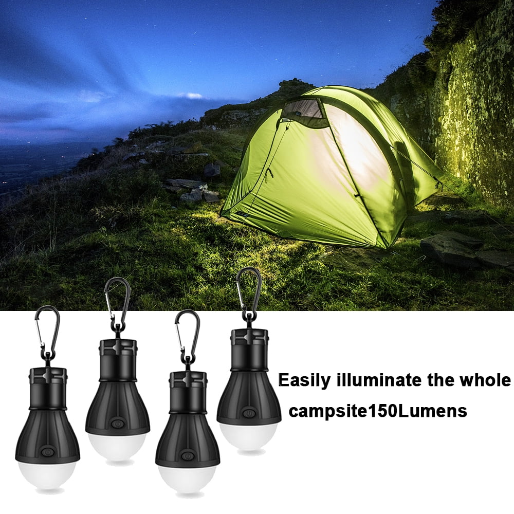 Pengtai Led Tent Lights Portable Camping Lights Lamp Tent Lantern Bulb Black