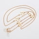 thumbnail image 3 of Collar Cadena Estrellas Lentes Cubrebocas Gafas Oro Lam 14k dorado Unitalla, 3 of 7