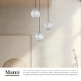 thumbnail image 4 of Alora Lighting MP321203PN Marni 14" Wide Led Multi Light Pendant - Nickel, 4 of 7