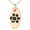 Rose, variant on Stainless Steel Letter L Initial Cat Dog Paws Monogram Engraved Small Oval Charm Pendant Necklace