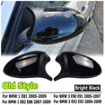 thumbnail image 3 of Compale Reemplazo de Tapa de Espejo Lateral con Bmw E90 E91 E92 E93 E81 E87 E82 E88 3 1 Serie M Accesorios de Fibra de Carbono Brillante - Negro Brillante-Nuevo -dontodent Kuyhfg Sin marca, 3 of 5