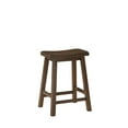 thumbnail image 4 of Neil 3 Piece Counter Height Set- 1 Table- 2 Stools- Cherry Brown Solid Wood, 4 of 6