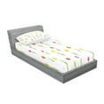 thumbnail image 2 of Ambesonne Colorful Fitted Sheet & Pillow Sham Set, Country Tulips, Twinxl, Multicolor, 2 of 2