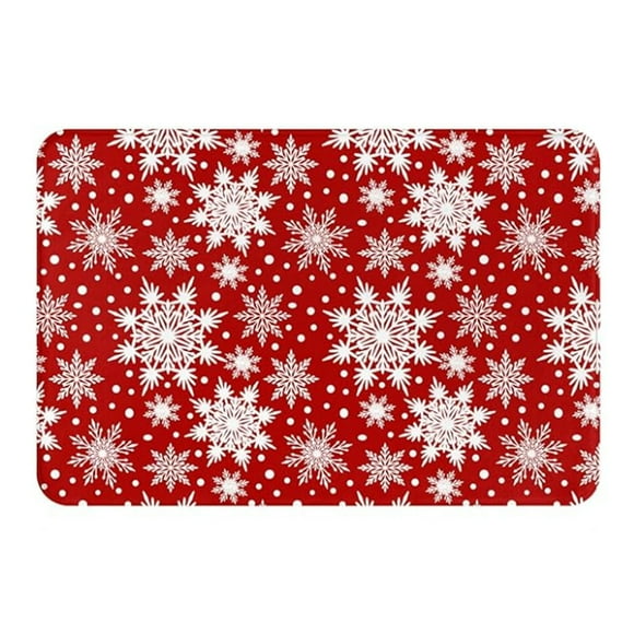 Oliegs Blanket Doormat Welcome Mat Washable Low Profile Front Door Mat For Indoor Outdoor Entryway Winter Xmas Holiday Front Door