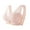 Pink, variant on Jacenvly New Bralettes for Women Lace Embroidered Glossy Comfortable Breathable Bra Underwear No Rims Easy Care Sports Bras for Women High Support