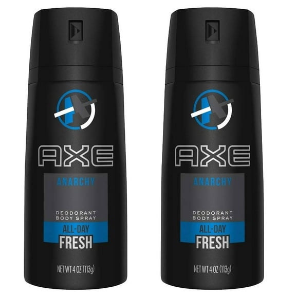 Pack of (2) AXE Bodyspray Anarchy for Him 4 oz