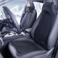 thumbnail image 5 of KAKOWELY Cushion Massage Massage Cushion Breathable Comfortable Practical Massage Silicone Cushion for Car Woman Man (Black)16.93"X15.75"X1.18", 5 of 5