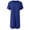 Blue, variant on OSOLU Dresses Women Solid Color Irregular Tennis Short Sleeve Dress T-Shirt Tshirts Tee Skirt Cozy Sundress Wedding Guest Dress