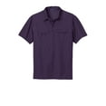 thumbnail image 5 of Port Authority Oxford Pique Double Pocket Polo-S (Purple/ Dress Blue Navy), 5 of 6