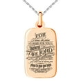 thumbnail image 4 of Tioneer Stainless Steel Hope & Future Jeremiah 29:11 Engraved Small Rectangle Dog Tag Charm Pendant Necklace, 4 of 4
