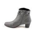 thumbnail image 2 of David Tate Womens Vera Leather Square Toe Ankle Fashion Boots, 2 of 5