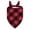 Red, variant on Pet Accessories for Plaid Bandana Classic Necktie Style Neck Scarf for Everyday Wear and Occasions,13X13X2cm,Red