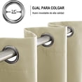 thumbnail image 2 of Cortinas Blackout Kyuden Home Beige, 2 of 4
