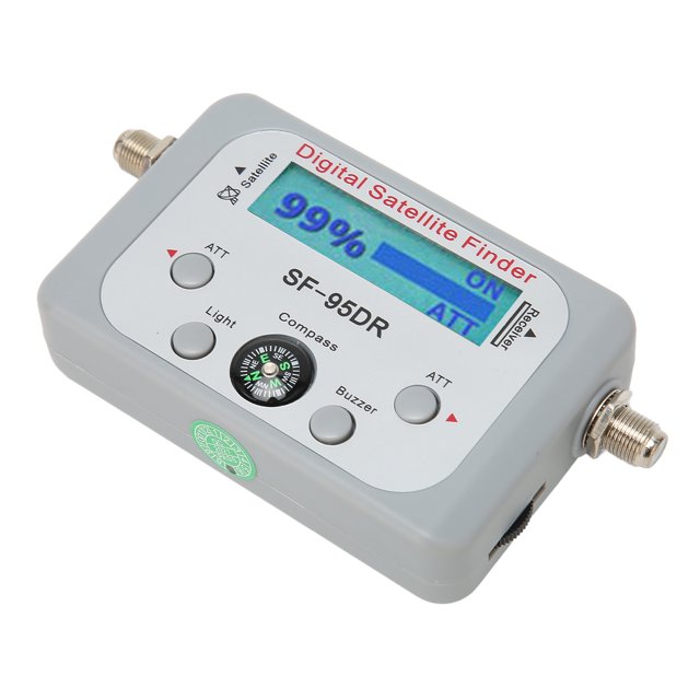 Medidor De Señal Satelital, 950 A 2150 MHz Ajuste Rápido Buscador De Satélite Digital Zumbador Electrónico Función ATT Pantalla Clara Portátil Para Exteriores