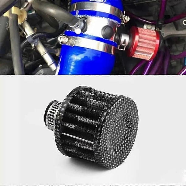 Filtros de aire universales para coche, pequeños, de 12 mm, para motocicletas, turbo, alto flujo, admisión de aire frío, cabezal tipo hongo.