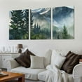 thumbnail image 2 of nygtbtfer for Living Room Modern Wall Decor for Bedroom Office Decor Mountain Forest Landscapes Ink Painting 3 Piece Framed Canvas Art Prints Ready to Hang Wall Pictures 12x16x3pcs, 2 of 4