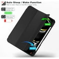 thumbnail image 4 of KOMI Nouvel Étui iPad Pro 13 Pouces M4 (Modèle 2024, 7e Génération) avec Porte-Crayon, Étui Intelligent pour iPad [Compatible avec Pencil Pro et Pencil (USB-C)], Prend en Charge Touch ID et l'Activation/désactivation Automatique, 4 of 5
