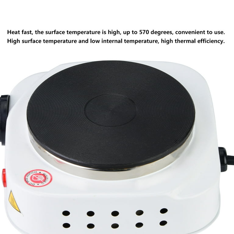 TSOICONN Mini Electric Burner Portable Hot Plate Multifunction 500W Home  coffee Tea Water Heater Electric cooking Plate (110V, US Plug)