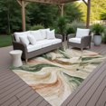 thumbnail image 3 of Addison Rugs Chantille Indoor/Outdoor Transitional Abstract Fern Machine Washable Rectangle Rug, 8' x 10', 3 of 10
