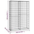 thumbnail image 2 of vidaXL Panier Gabion avec Couvercles Fil Galvanisé 150 x 100 x 30 cm, 2 of 5