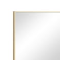 thumbnail image 4 of DecMode 18" x 24" Gold Wall Mirror with Thin Frame, 4 of 7