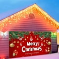 thumbnail image 5 of Christmas Garage Door Decoration Merry Christmas Garage Door Banner Cover Large Christmas Background Decoration Christmas Tree Outdoor Indoor Background Flags_ Banners & Accessories Easy To Use, 5 of 5