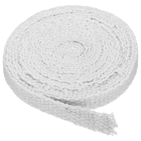 Uxcell Wood Stove Gasket High-Temperature Resist Seal Rope White 1"x1/8"x283"