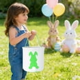 thumbnail image 4 of Vwrxbz Easter Bunny Tassel Bag - Canvas Storage Tote for Easter Egg Hunt, Party Favors, Home Decor, Lightweight and Washable, 4 of 6
